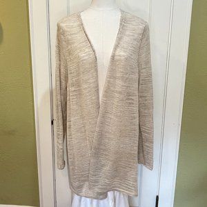 Tan Eileen Fisher Knit Cardigan